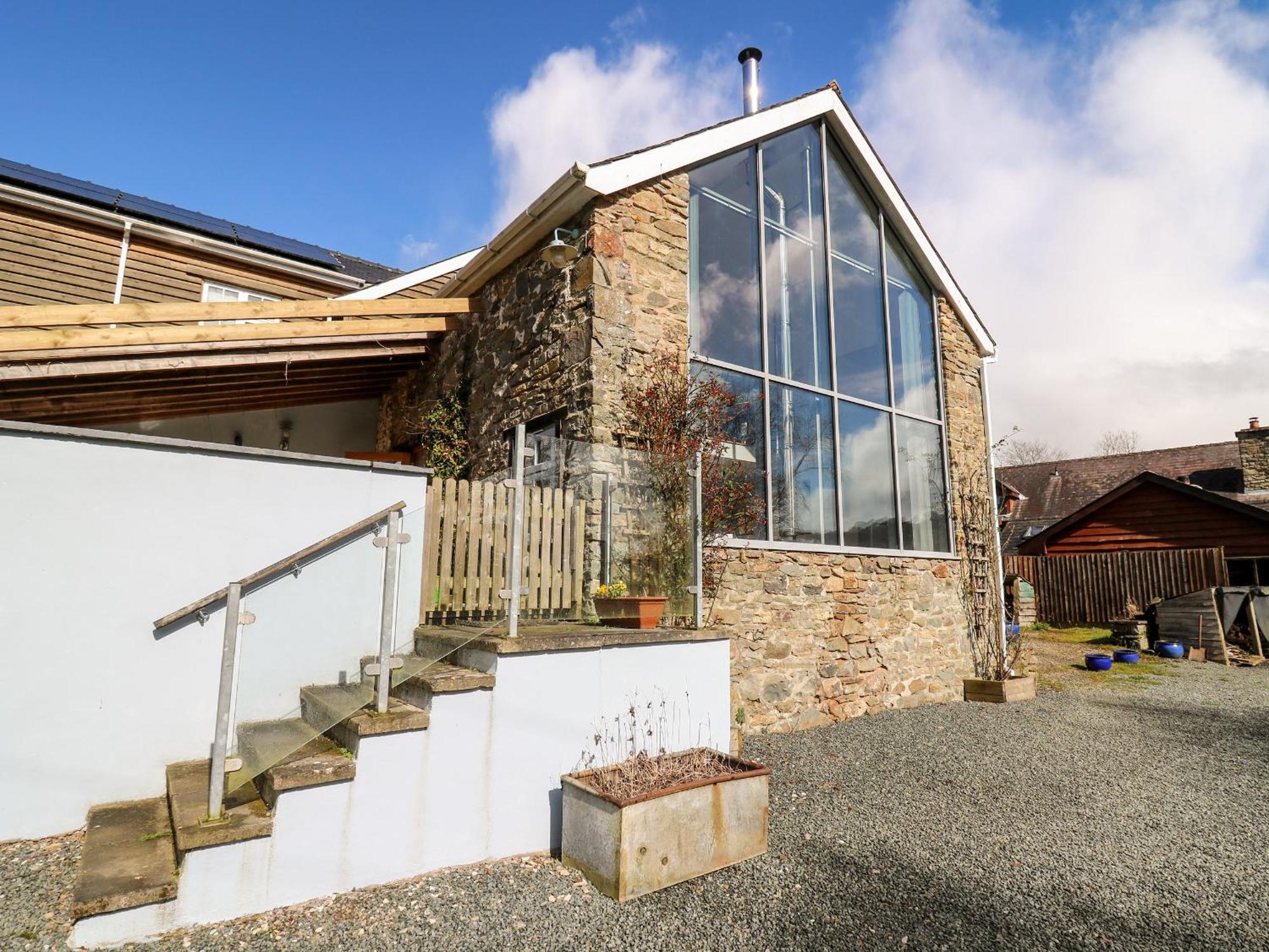Villa The Barn At Glanoer Bettws Disserth Esterno foto